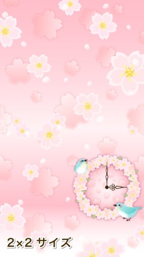 Spring flower 時計ウィジェット截图6