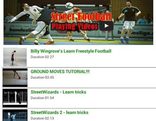 Street Football Skills Videos截图5