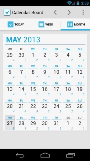 Calendar Board Free截图1