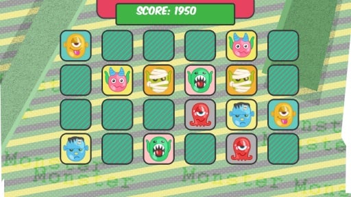 Monster Matching Game for Kids截图4