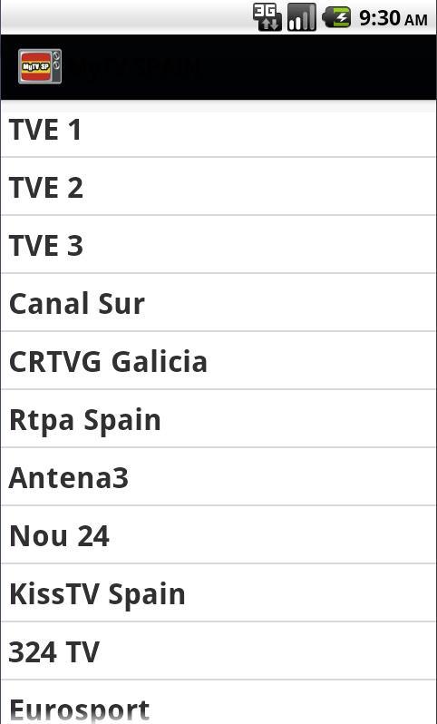 MyTV SPAIN截图2