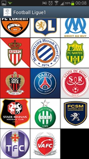 FootBall Ligue1 Infos截图3