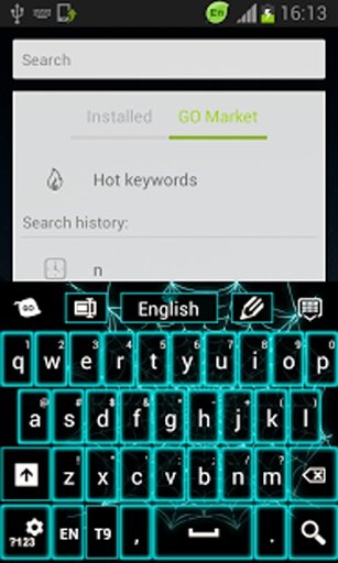 霓虹蓝色键盘截图9