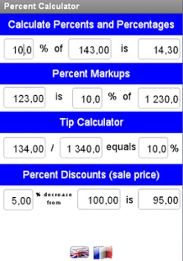 Percent - Calculator截图1