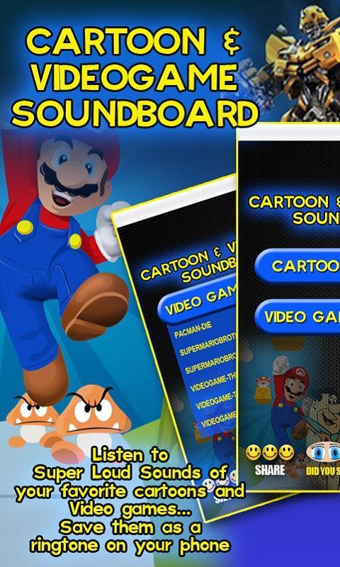 Cartoon &amp; Videogame Soundboard截图3