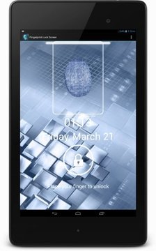 Fingerprint lockscreen截图