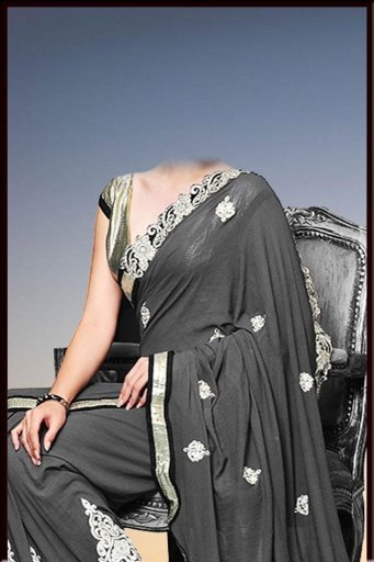 Woman Saree Photo Montage截图4