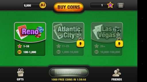 Free Blackjack App - Vegas 21截图6