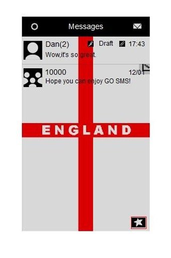 GO SMS Theme - England截图2