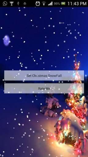 Live X-Mas Tree SnowFall截图1