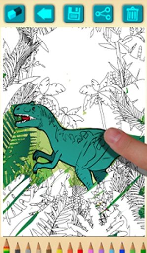 涂料神奇的恐龙截图2