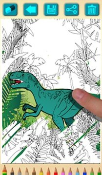 涂料神奇的恐龙截图