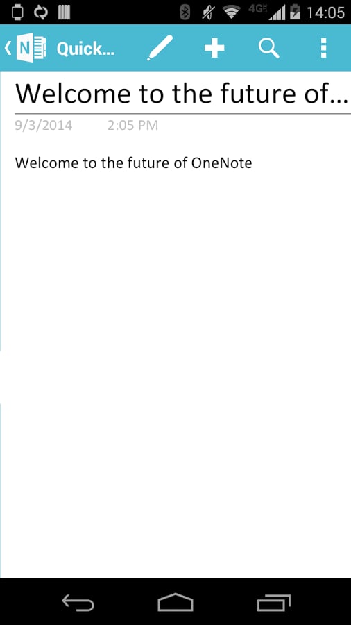 OneNote智能手表版截图3