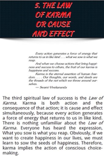 The Seven spiritual laws of Success截图4