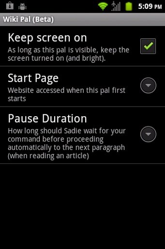 Wiki Pal™ (voice browser)截图4