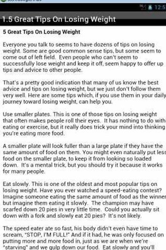 Losing Weight Fast截图3