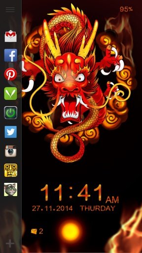 Dragon Fly Live Locker Theme截图3