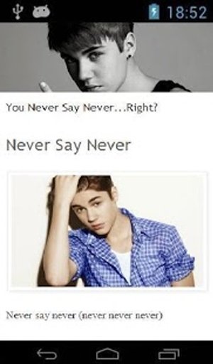 JUSTIN BIEBER SONGS LYRICS截图7