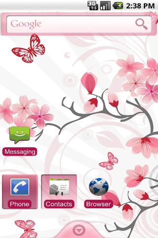 Pink Blossoms Theme截图2