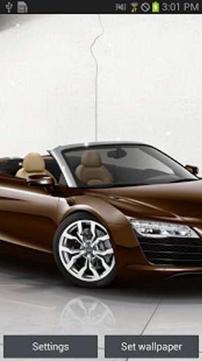 Audi R8 spyder Live Wallpaper截图1