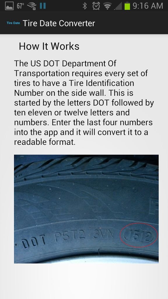Tire Date Converter截图4