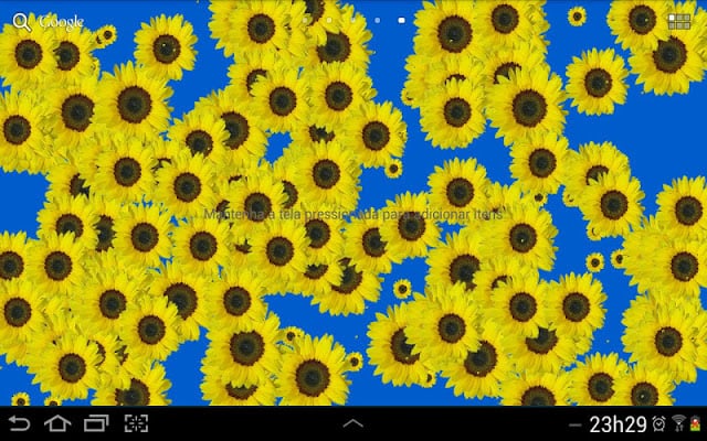 Sunflower Live Wallpaper Free截图5