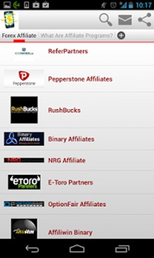 Forex Affiliate Programs截图8