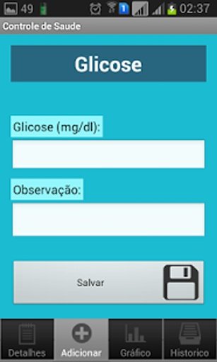 Controle de Sa&uacute;de截图4