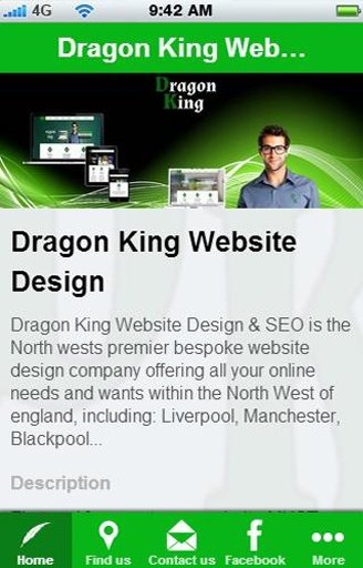 Dragon King Website Design截图1