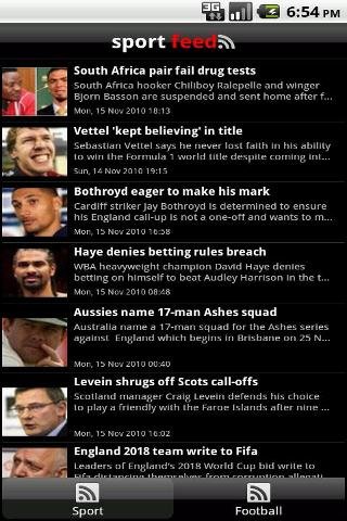 BBC Sport Feed截图1