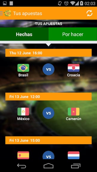 Tu Apuesta Mundial 2014截图7