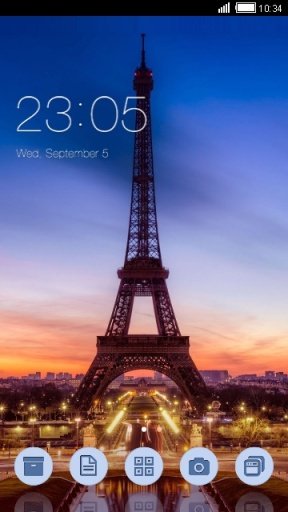 Eiffel Tower C Launcher Theme截图2