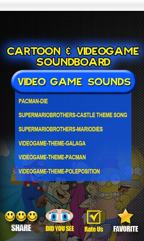 Cartoon &amp; Videogame Soundboard截图4