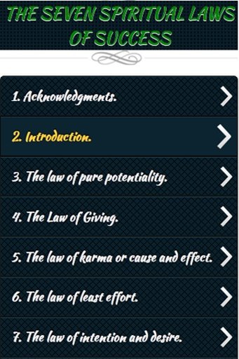 The Seven spiritual laws of Success截图1