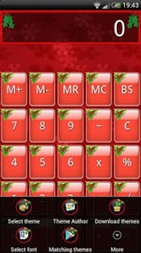 SCalc theme Christmas截图4