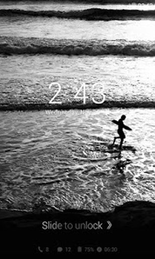 Black and White 2 Dodol Theme截图5