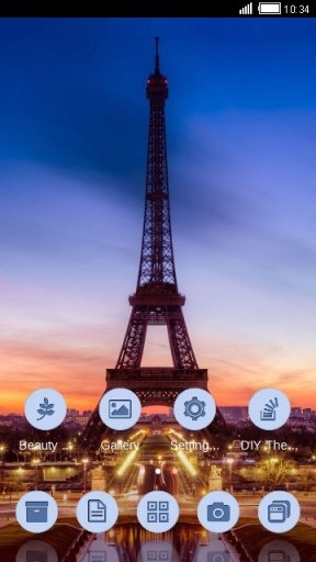 Eiffel Tower C Launcher Theme截图1