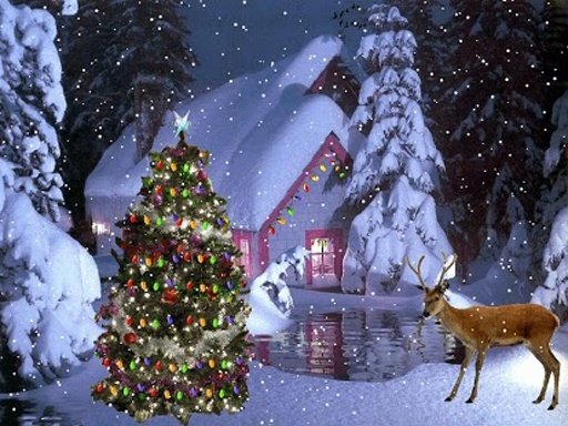 Live Christmas Night Wallpaper截图2