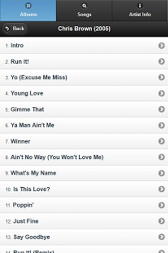 Chris Brown All Lyrics截图4