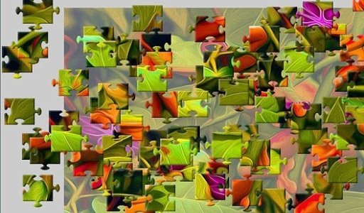 Green frog jigsaw puzzle Game截图2