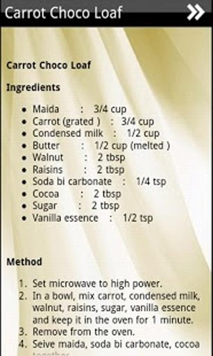 Microwave Recipes截图1