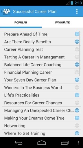 Successful Career Plan截图8