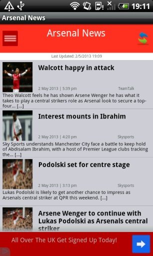 Arsenal News截图5