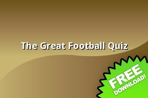 The Great Football Quiz截图1