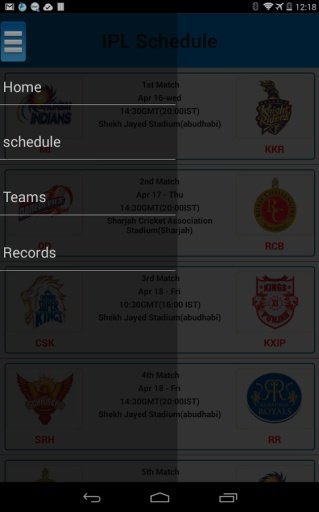 IPL Schedule截图8