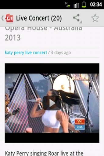 Katy Perry Live Concert Videos截图1