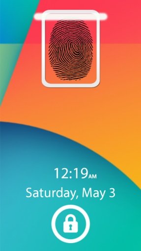 奇巧指纹屏幕锁定截图3