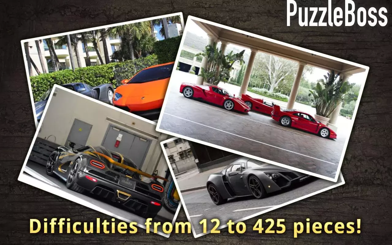 Super Car Jigsaws FREE截图1