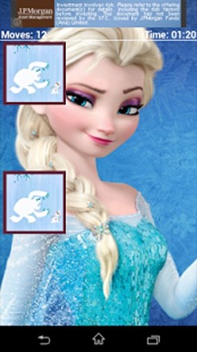 Frozen Memory Card Game截图1