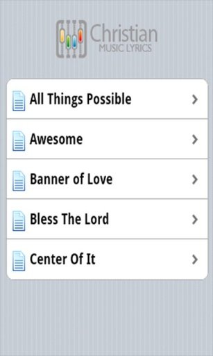 Christian Music Lyrics Videos截图1